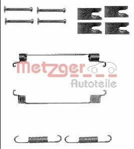 Монтажний к-кт гальмівних колодок METZGER 105-0866