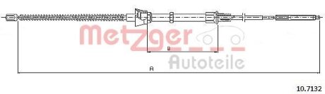 Трос ручного гальма METZGER 10.7132