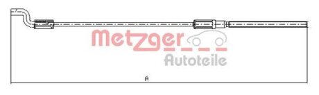 Трос ручного гальма METZGER 10.7621