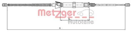 Тросовий привод, стоянкове гальмо METZGER 10.9034