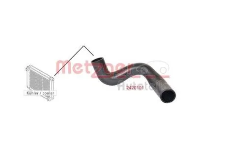 Патрубок системи охолодження гумовий METZGER 2420101