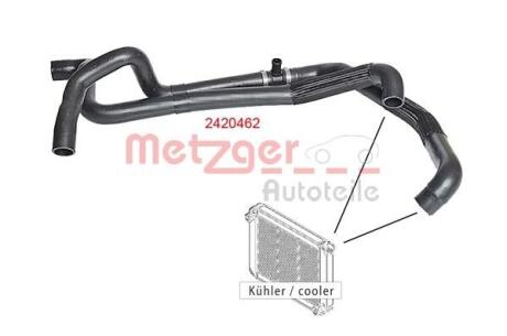 Патрубок системи охолодження гумовий METZGER 2420462