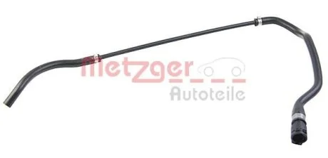 Патрубок системи охолодження гумовий з фітингами METZGER 2420544