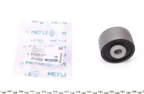 Сайлентблок балки підвіски (Із задньої частини) Лів/Прав MERCEDES C T-MODEL (S202), C T-MODEL (S203), C (W202), C (W203), CLK (A208), CLK (A209), CLK (C208), CLK (C209) 1.8-6.2 03.93-03.10 MEYLE 014 035 0041