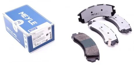 Колодки тормозные дисковые, комплект "Platinum Pad" MEYLE 025 213 6315/PD