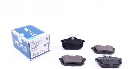 Колодки тормозные, дисковый тормоз (компл.) MEYLE 025 218 6115