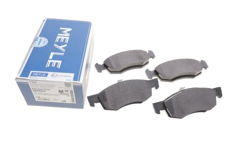 Колодки тормозные (передние) Renault Logan I 04-/Nissan NP200 08- 1.4-1.6 MEYLE 025 246 7318