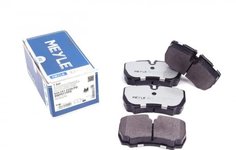 Колодки тормозные дисковые задние, комплект "Platinum Pad" MEYLE 025 291 2320/PD