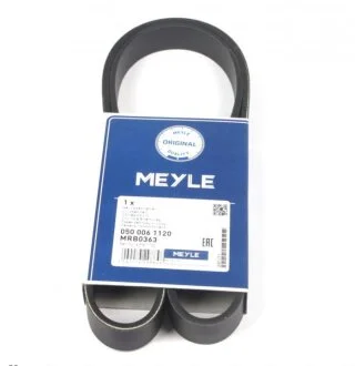 Ремень ручейковый VW T5 1.9 TDI 2003- (6 PK 1120) MEYLE 050 006 1120