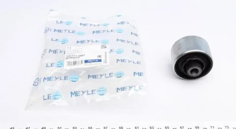Сайлентблок балки підвіски (Із задньої частини) Лів/Прав AUDI 100 C2, 100 C3, 100 C4, 200 C2, 200 C3, 80 B4, A6 C4, A8 D2, V8 1.6-6.0 06.76-09.02 MEYLE 100 511 0007