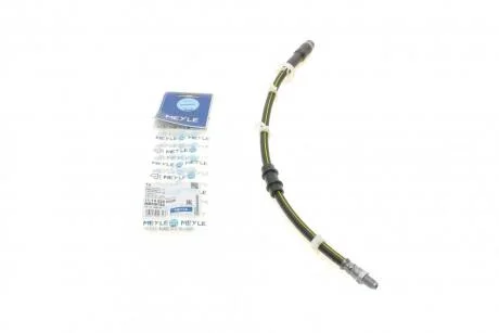 Гальмівний шланг вигнута передній лів/прав (довжина 460мм, M10x1/M10x1) CITROEN JUMPER, FIAT DUCATO, PEUGEOT BOXER 1.9D-2.8D 02.94-04.02 MEYLE 11-14 525 0028