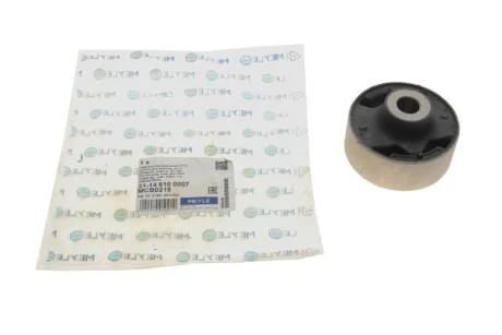 Сайлентблок переднього важеля з передньої сторони Лів/Прав (14x74x60 мм) HONDA ACCORD VI, ACCORD VII, PRELUDE V 1.8-2.4 10.96-05.08 MEYLE 31-14 610 0007