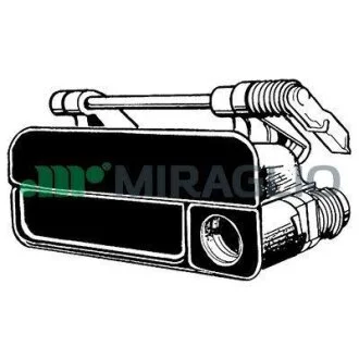 Акция Ручка дверей зовнішня передня права c личинкою та ключами LANCIA Delta 93-99 MIRAGLIO 80/395