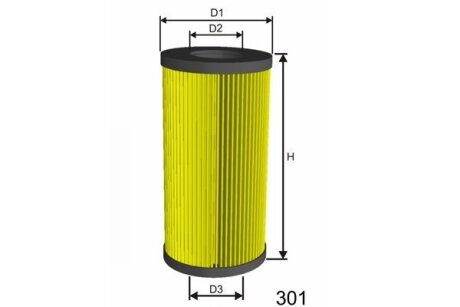Фільтр масляний Bmw 320-328/520-530/728-740 95- MISFAT L004