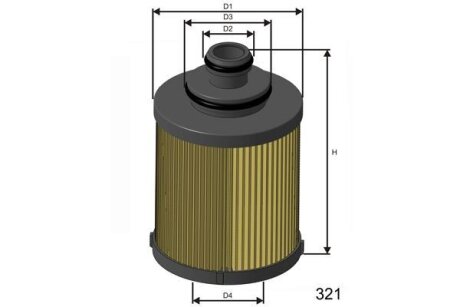 Фильтр масляный ALFA ROMEO/FIAT/FORD/LANCIA/OPEL/SUUKI/VAUXHALL/GIULIETTA/MITO/500/DOBLO/F MISFAT L114