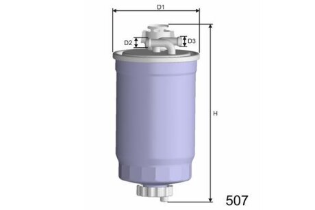 Фильтр топливный FORD/SEAT/SKODA/VW/GALAXY/ALHAMBRA/AROSA/CORDOBA/IBIZA/INCA/TERRA/TOLEDO/FELICIA/CADDY MISFAT M365A