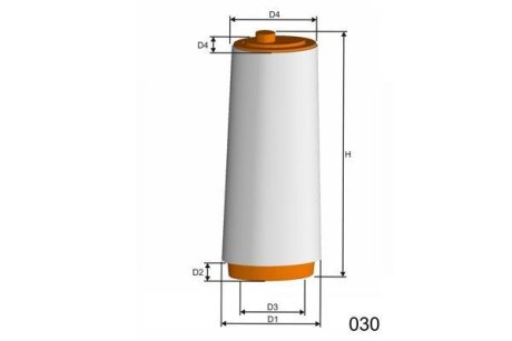 Повітряний фільтр MISFAT R353