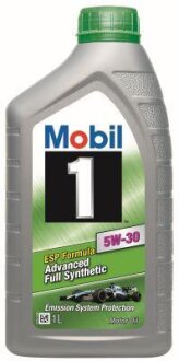Олива моторна 1 ESP 5W-30. 12x1 lt (1 л) (альт. код 154279, 157293) MOBIL 152054