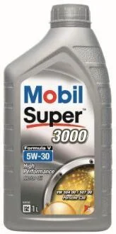 Олива моторна 5W-30 1L Super 3000 Formula V, BMW LL-04, MB 229.31, VW 504.00, VW 507.00 MOBIL 152356