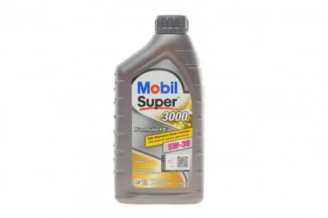 Олива моторна SUPER 3000 X1FORMULA-FE 5W30 / 1л MOBIL 152565