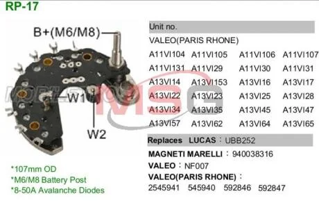 Випрямляч діодний MOBILETRON RP-17