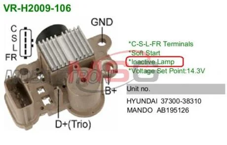 Регулятор MD 14.3V, CG235702, IY126 (C-S -L-FR) Hyundai,Kia MOBILETRON VR-H2009-106