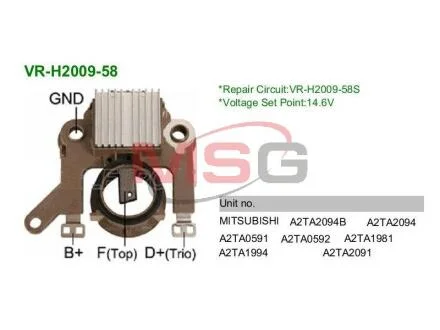 Регулятор генератора MOBILETRON VRH200958