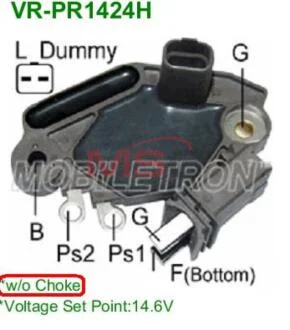 Регулятор генератора VR-PR1424H MOBILETRON VRPR1424H