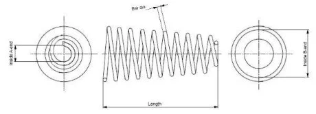 Передня пружина підвіски MONROE SP0139