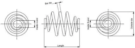 Задня пружина підвіски MONROE SP2192
