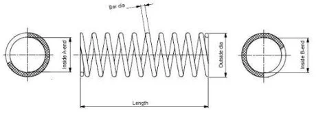 Передня пружина підвіски MONROE SP3274