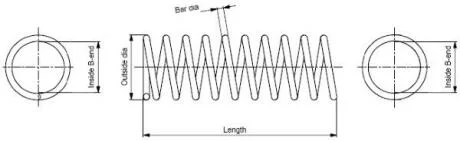 FORD Пружина подвески задн.Mondeo 07- MONROE SP3749
