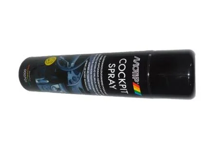 Аэрозольный очиститель панели приборов полуматовый эффект Black Line 600мл MOTIP 000701