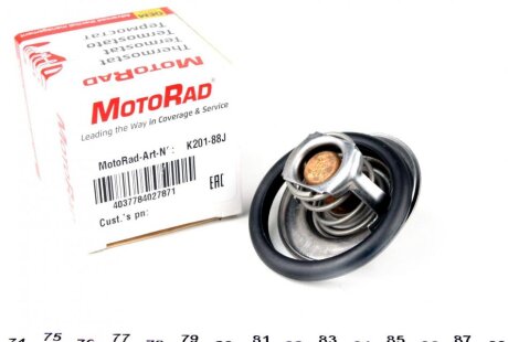 Термостат системи охолодження (88°C) CHEVROLET AVEO / KALOS DAIHATSU CHARMANT, CUORE II FORD SCORPIO I, SCORPIO II, SIERRA II, TRANSIT, TRANSIT TOURNEO HONDA ACCORD II, ACCORD III 0.8-3.0 07.77- MOTORAD 201-88JK