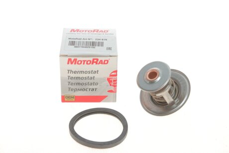Термостат системи охолодження (87°C) FORD CAPRI III, ESCORT III, ESCORT III EXPRESS, ESCORT IV, ESCORT IV EXPRESS, FIESTA II, FIESTA/HATCHBACK, GRANADA, GRANADA I, GRANADA II 1.2-3.0 03.62-05.05 MOTORAD 234-87K