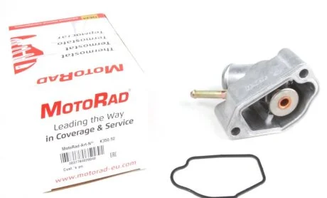 Термостат системи охолодження (92°C, в корпусі) OPEL ASTRA F, ASTRA F CLASSIC, ASTRA G, ASTRA H, ASTRA H GTC, CALIBRA A, CORSA B, FRONTERA A, OMEGA B, SINTRA, SPEEDSTER, TIGRA 1.4-3.2 08.89-12.10 MOTORAD 350-92K