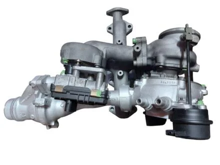 Турбіна Bi-Turbo у зборі відновлена LAND ROVER Rover Sport 13-22, Range Rover Evoque 11-19, Discovery Sport 14-, Range Rover Velar 17-, Discovery V 17-, JAGUAR F-Pace 16-, E-Pace 17-, XE 15-, XF 15- MSG 10009700131
