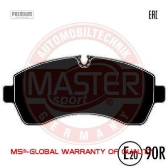 Колодки гальмівні передні MB Sprinter-VW Crafter 06-> спарка. (MASTER-SPORT) MSG 13046048272N-SET-MS