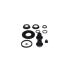 Ремкомплект гальмівного супорта OPEL Astra G 98-05, Zafira A 99-05 MSG 234014-MSG (фото 4)