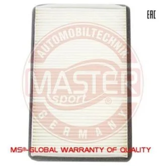 3032_Фільтр повітряний салонний RENAULT Megane 1.4 Eco, 1.4 e, 1.6i, 2.0 16v, 1.9d,1.9 TDI MSG 3032-IF-PCS-MS