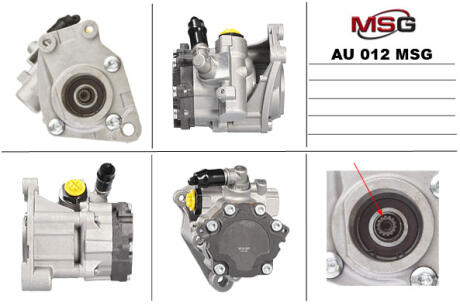 Насос Г/П Audi A4, Audi A4 Avant, Audi A6, Audi Allroad 03-08 MSG AU012