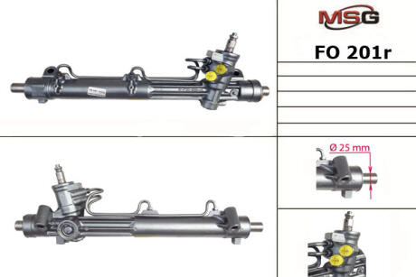Рулевая рейка (с ГУР) Ford Cougar 98-01 Mondeo 95-00 MSG FO201R