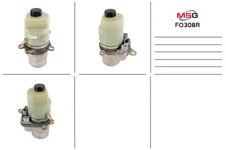 Насос ГПК з електроприводом відновлений Ford Focus II 04-11 MSG FO308R