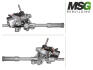 Рульова рейка з ЕУР відновлена Honda Civic 5D 05-12 MSG HO431.NLF0.R (фото 1)