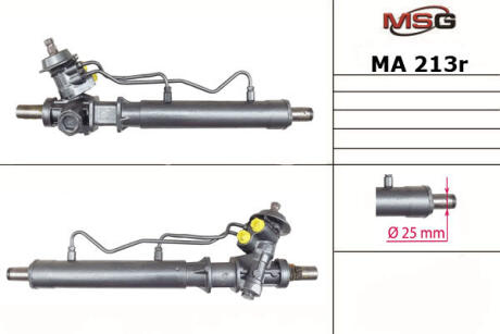 Рульова рейка з ГУР відновлена MSG MA213R