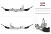 Рульова рейка з ГУР нова Mercedes-Benz SLK R171 04-11, Mercedes-Benz CLK W209 02-10, Mercedes-Benz C-Class W203 00-07 MSG ME204 (фото 1)