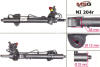 Рульова рейка з ГУР відновлена Nissan Almera N16 00-06 MSG NI204R (фото 1)
