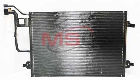 Радіатор кондиціонера 1.6MPI 8V, 1.8MPI Turbo, 2.3MPI 10V, 2.8MPI 30V, 1.9TDI 8V, 2.5TDI 24V VW PASSAT B5 96-05, SKODA Superb 01-08 MSG RC0013