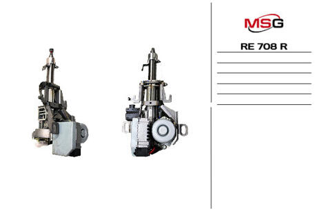 Рульова колонка з ЕУР Renault Megane III 09-16, Renault Kadjar 15-22, Renault Fluence 09-17 MSG RE708R