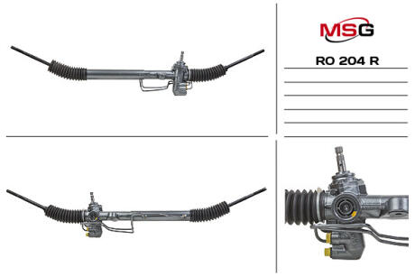 Рульова рейка з ГУР відновлена MSG RO204R